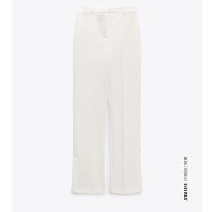 Zara straight slit pants